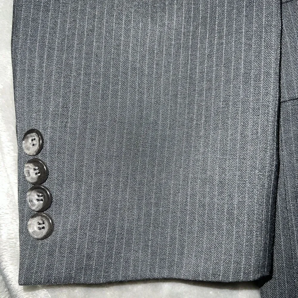 Kupp Kuppenheimer Mens Sport Coat Suit Jacket 38L Gray 2 Button